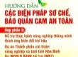 Hướng dẫn các biện pháp sơ chế, bảo quản cam an toàn