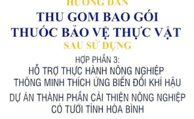 Hướng dẫn thu gom bao gói thuốc bảo vệ thực vật - Tỉnh Hoà Bình