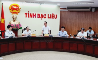 Đoàn công tác Ban CPO và Đoàn chuyên gia cơ Quan hợp tác quốc tế Nhật Bản (JICA) làm việc với UBND tỉnh Bạc Liêu về đề xuất dự án cải thiện hệ thống thủy lợi các tỉnh ven biển Đồng bằng sông Cửu Long thích ứng biến đổi khí hậu (JICA5)